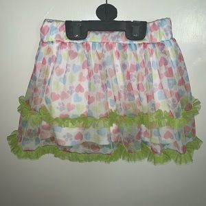 Cute kids frilly scooter skirt. Size 5